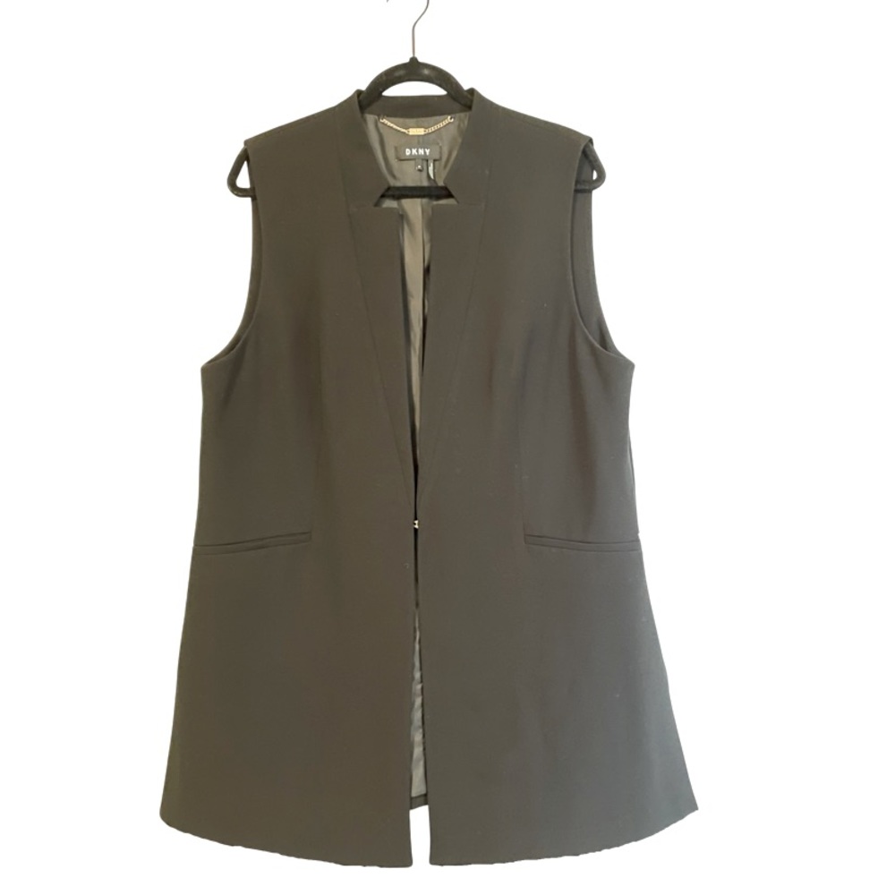 DKNY Sleeveless Lapel Vest
